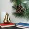 30" Mixed Pine with Pinecones & Gold Glitter Artificial Wreath